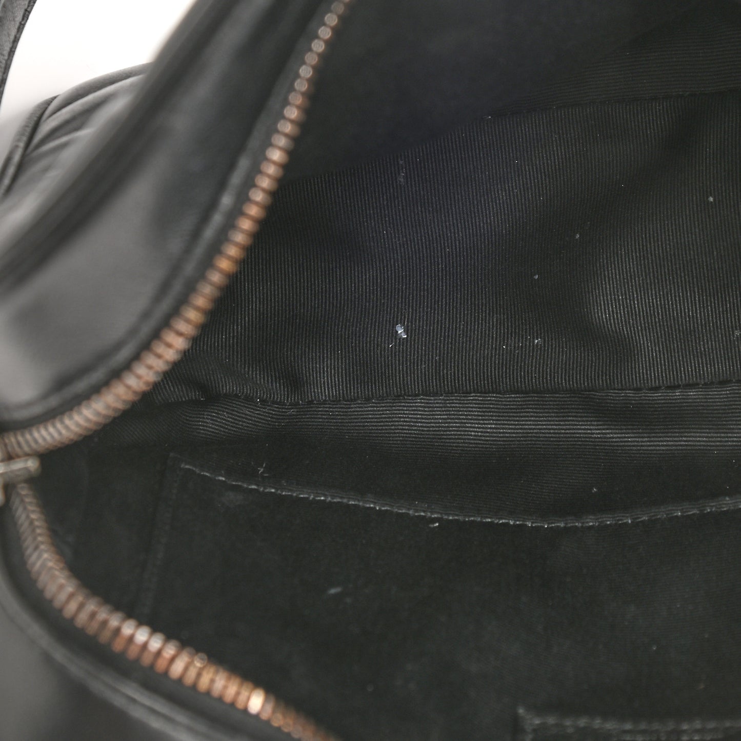 Calfskin Matelasse Monogram Lou Camera Bag Black