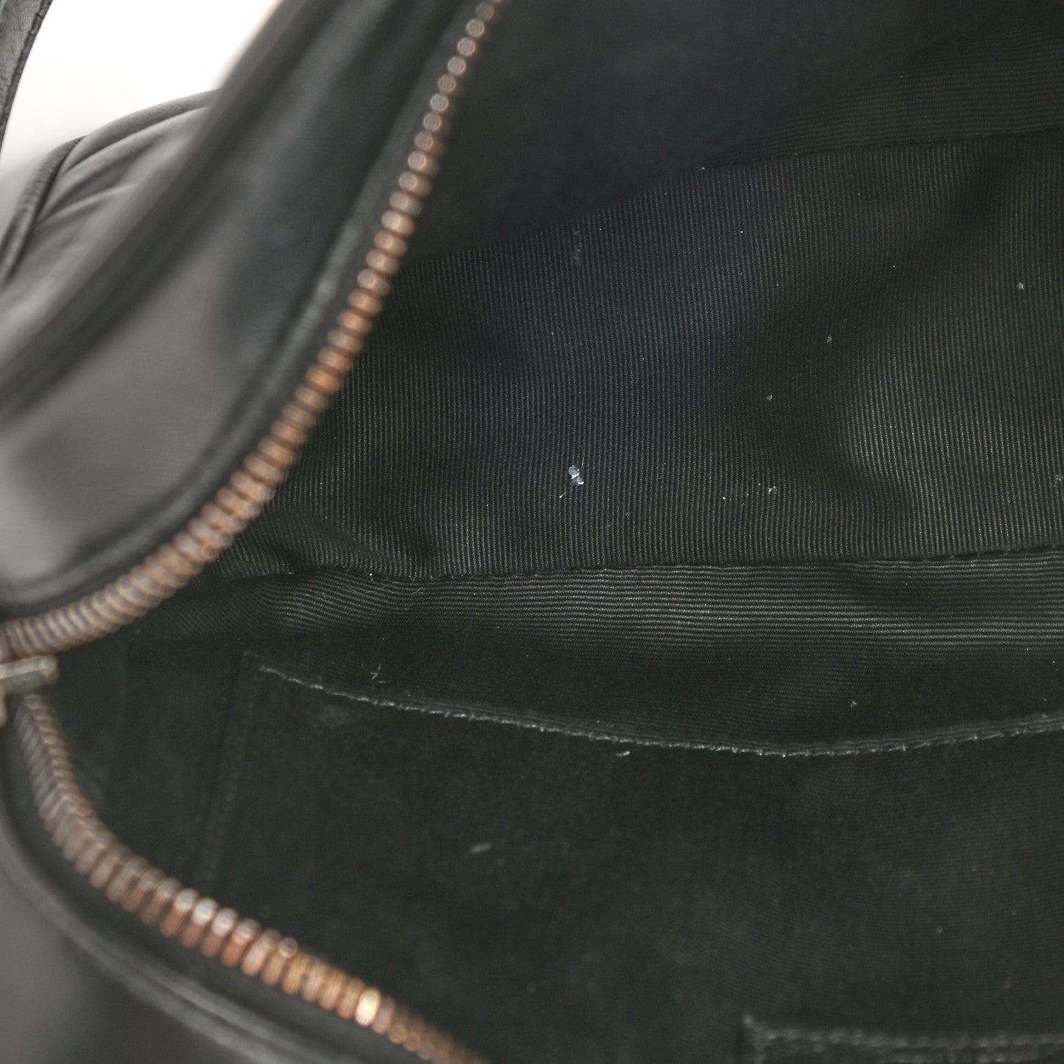 Saint Laurent Calfskin Matelasse Monogram Lou Camera Bag Black 7 of 11