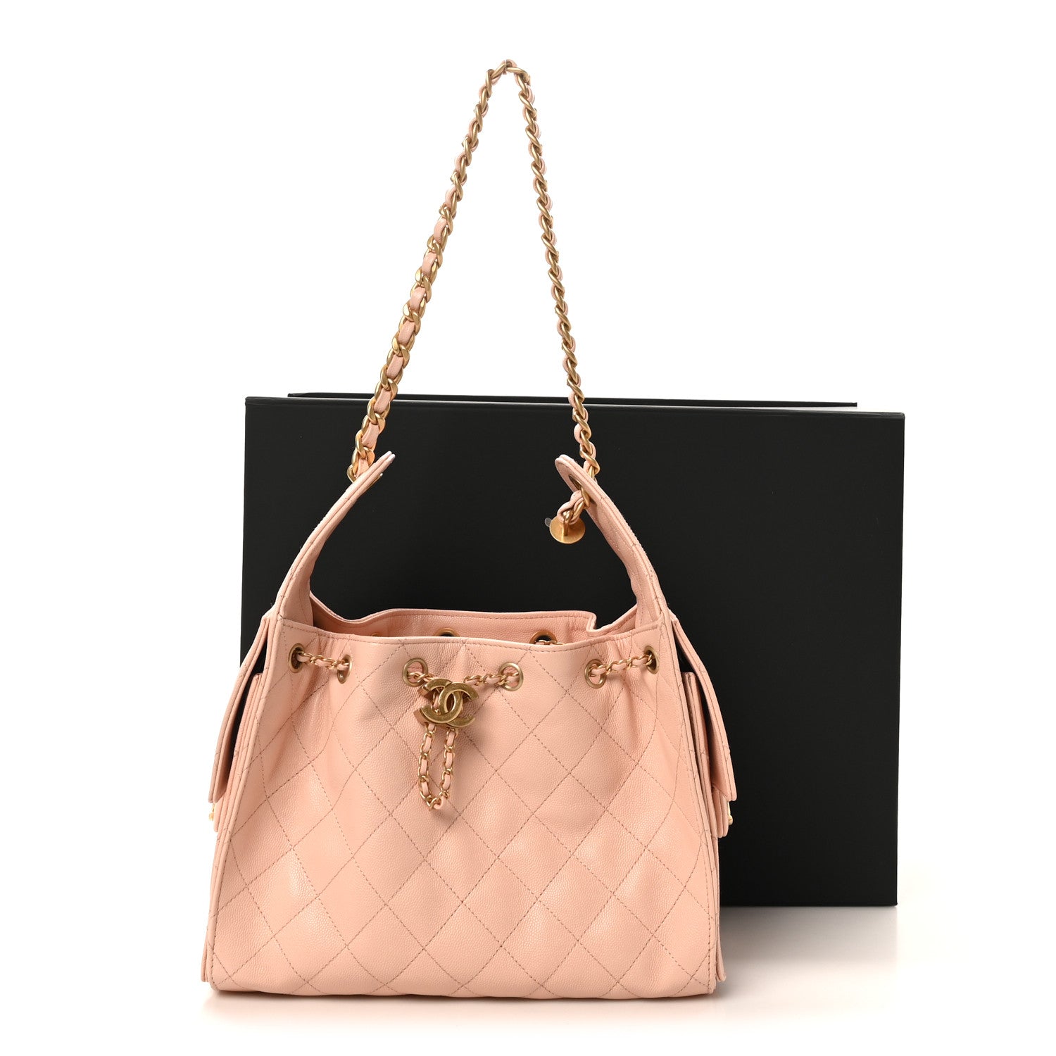 Chanel Caviar Quilted Small Chanel 25 Handbag Light Pink 11 of 11