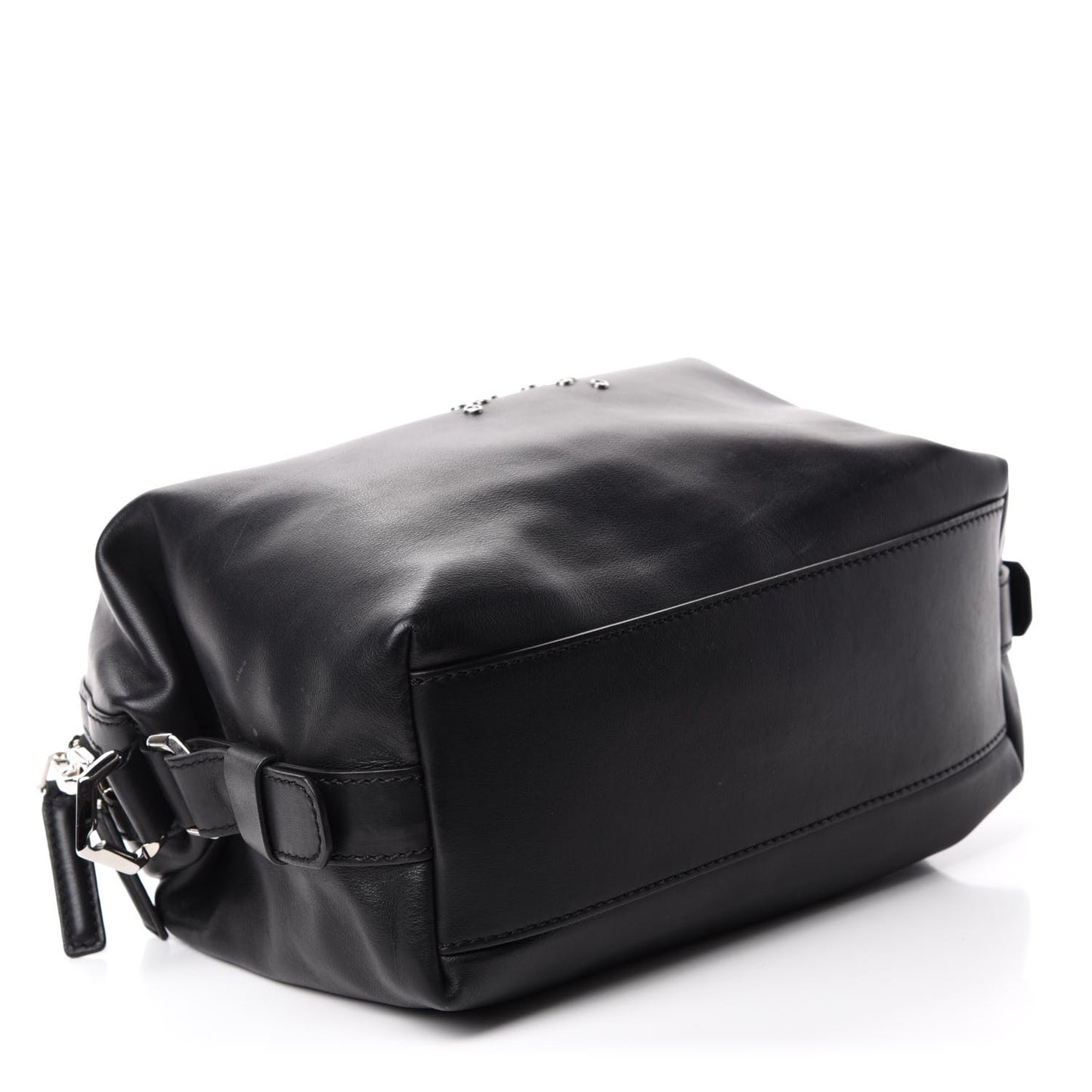 Calfskin Star Embellished Small Nightingale Black