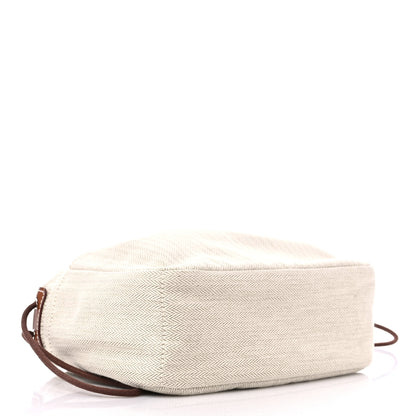 Hermes Canvas Barenia Fourbi 20 PM Pouch Naturel Fauve 4 of 8
