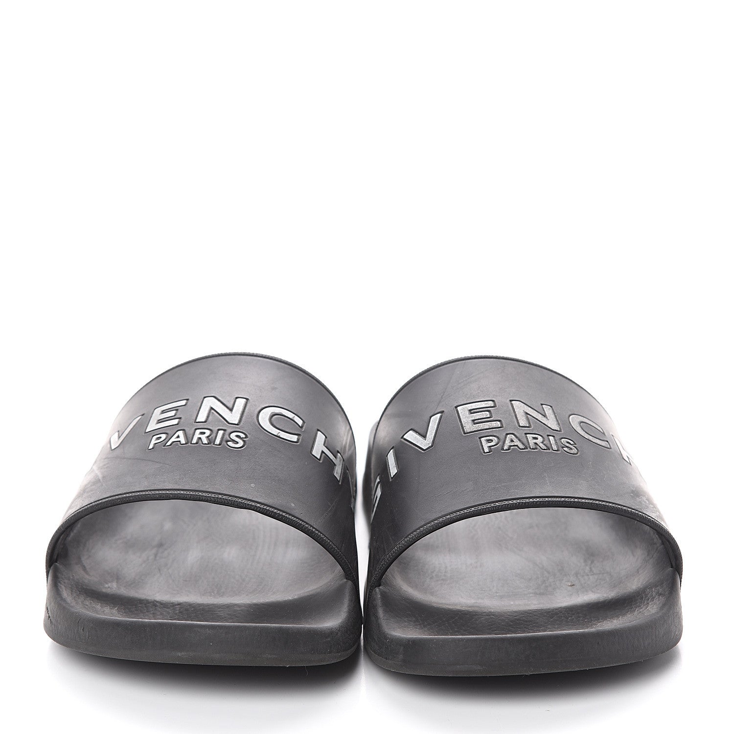 Givenchy Rubber Logo Pool Slide Sandals 12 Black 2 of 6