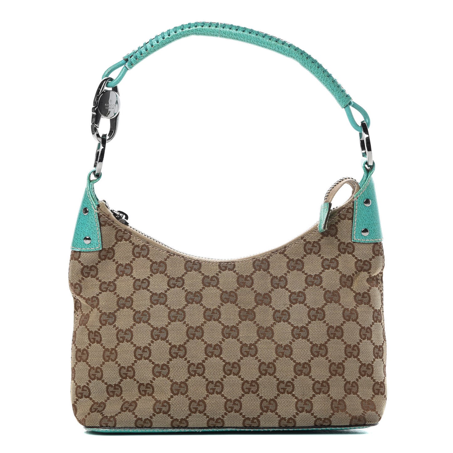 Monogram Classic Ring Hobo Turquoise