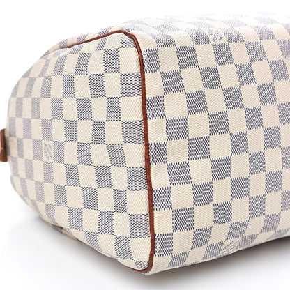 Louis Vuitton Damier Azur Speedy 30 6 of 17
