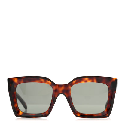 Celine Acetate Square Sunglasses CL40130I Tortoise 2 of 9