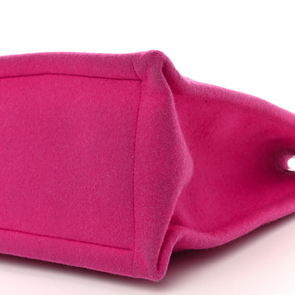 Saint Laurent Wool Rive Gauche Tote Fuchsia 11 of 15