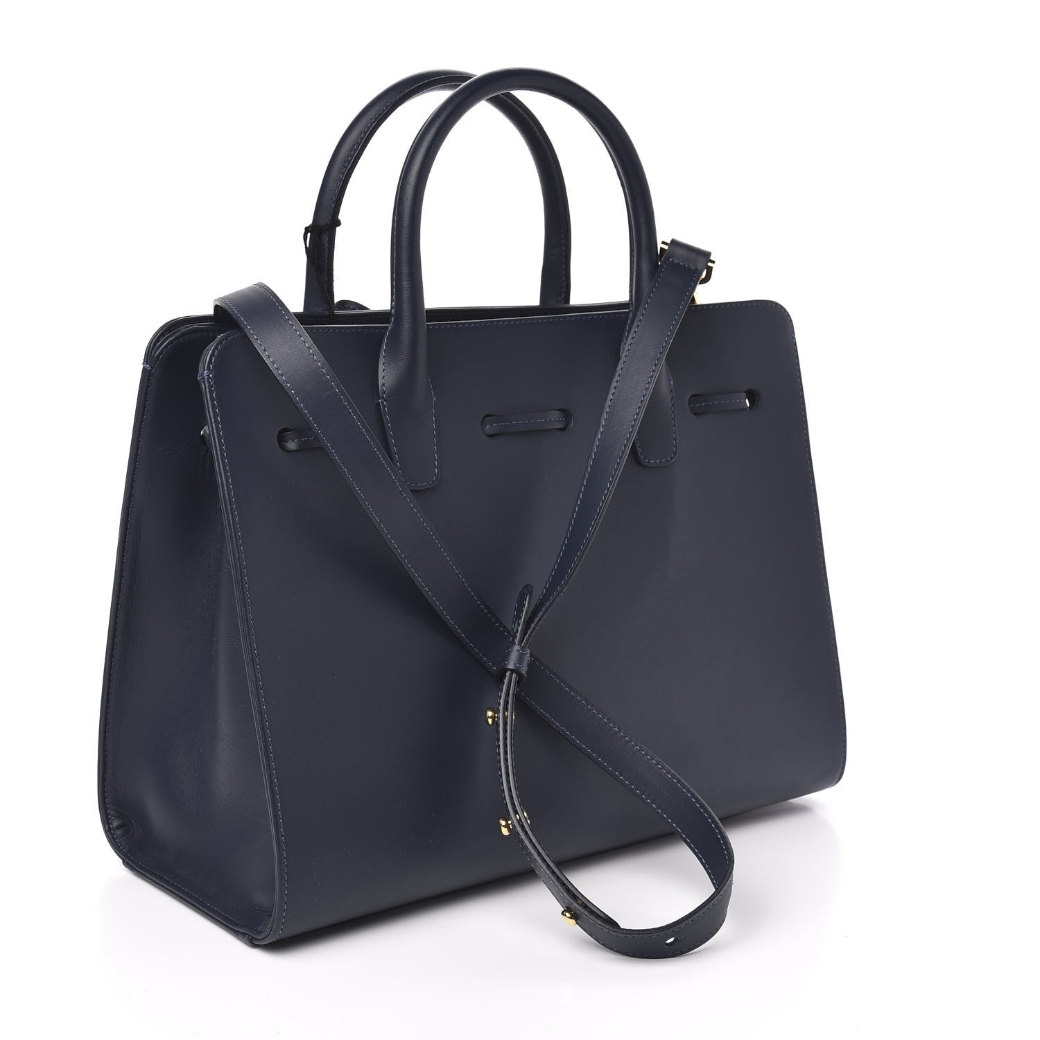 Mansur Gavriel Calfskin Sun Bag Blu 3 of 9
