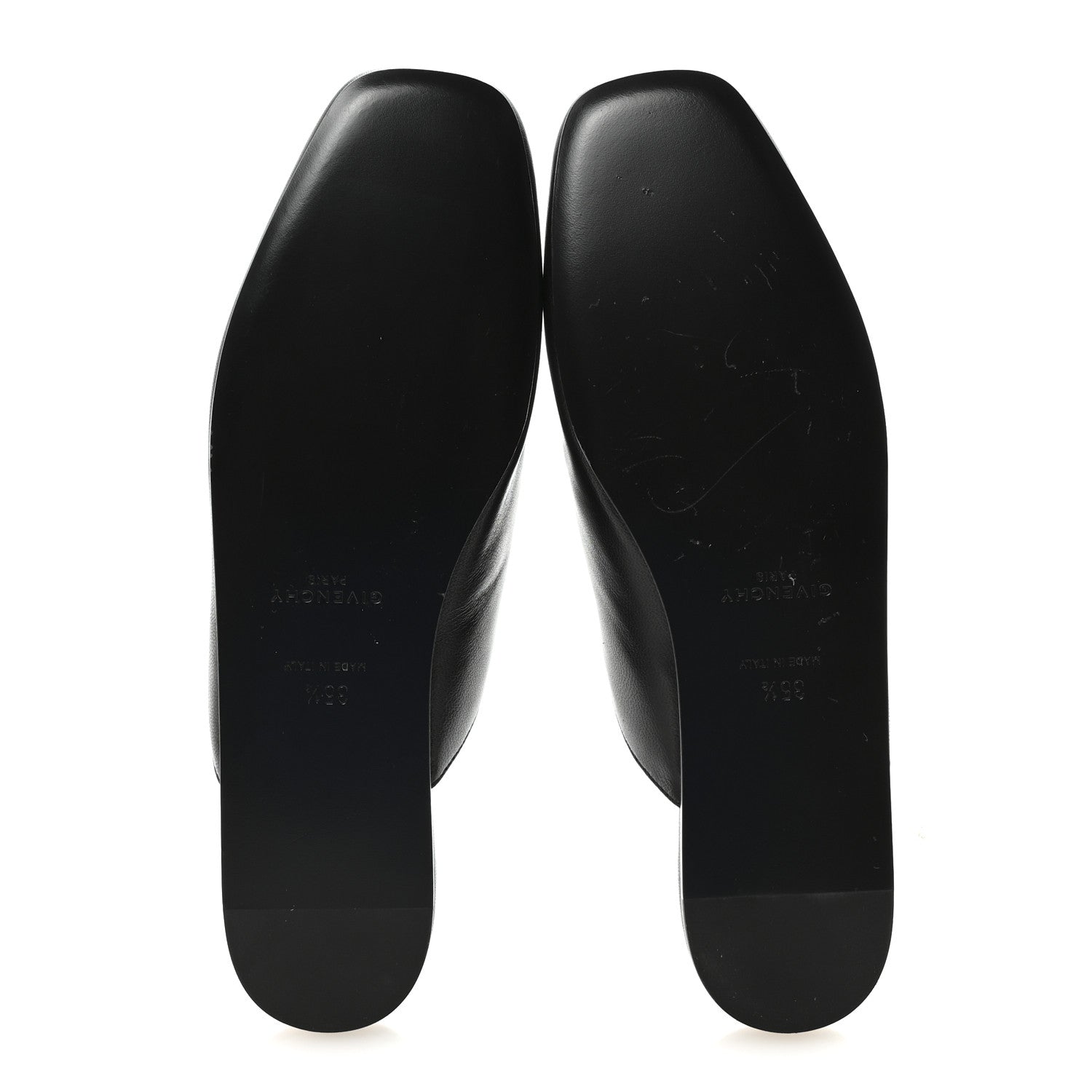 Givenchy Calfskin Dune Bedford Logo Mule Slides 35.5 Black 6 of 9