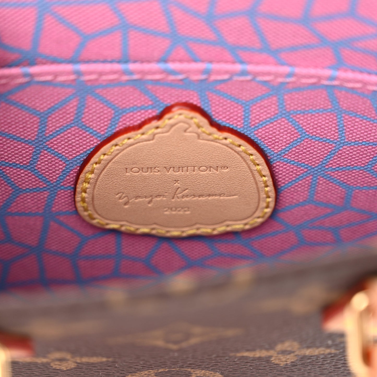 LV X YK Monogram Pumpkin Petit Sac Plat Multicolor