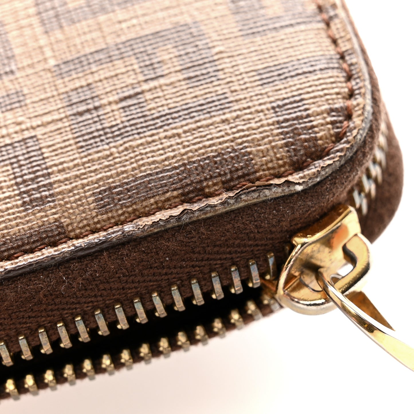 Zucchino Spalmati Forever Zip Around Wallet Nocciola