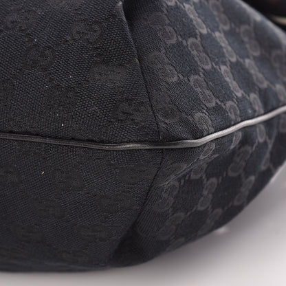 Gucci Monogram Positano Hobo Black 9 of 9