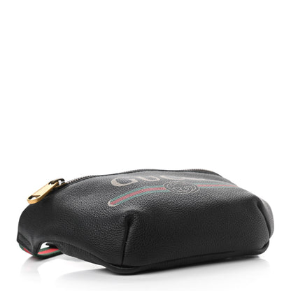 Gucci Grained Calfskin Small Logo Belt Bag Black 4 of 10