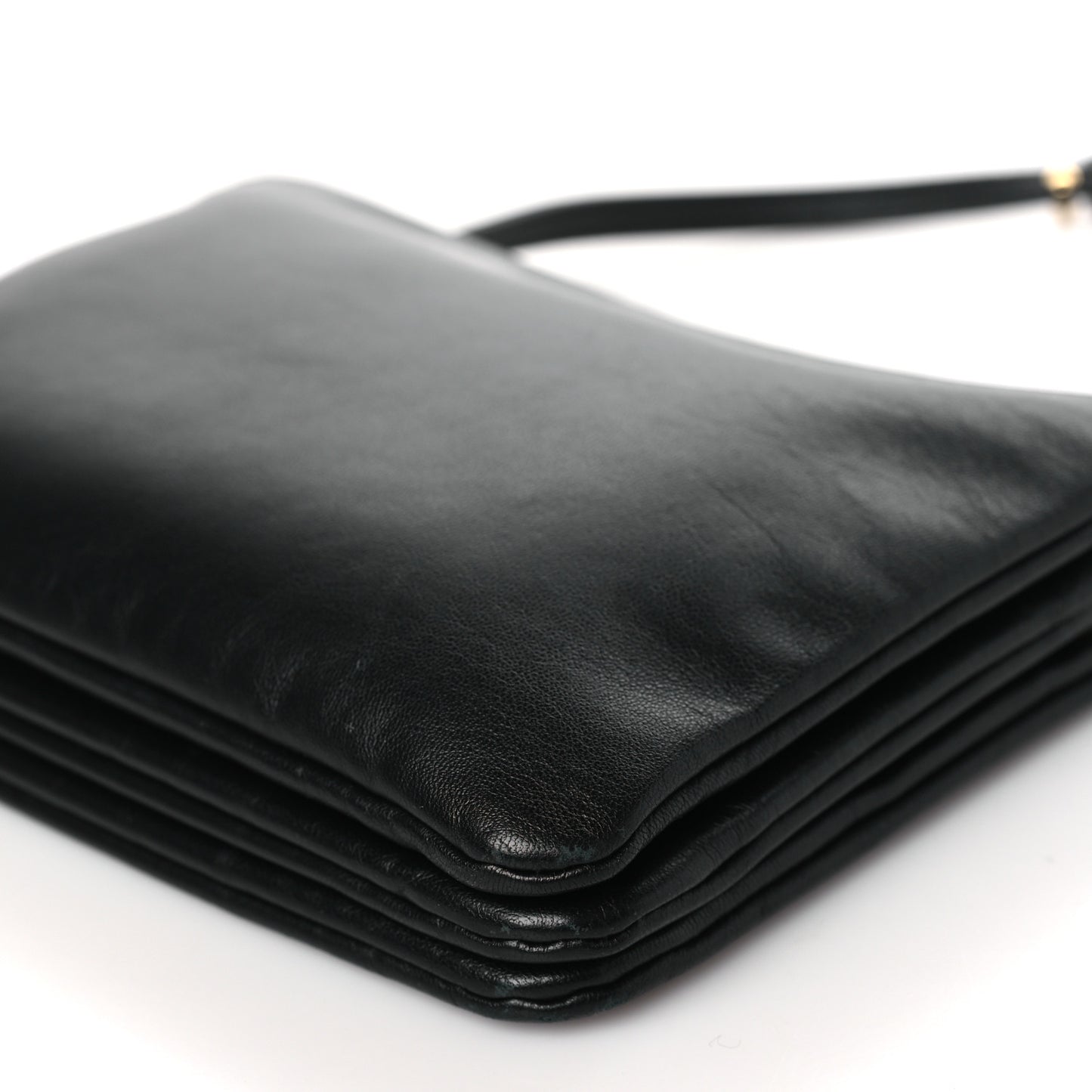 Lambskin Small Trio Crossbody Bag Black