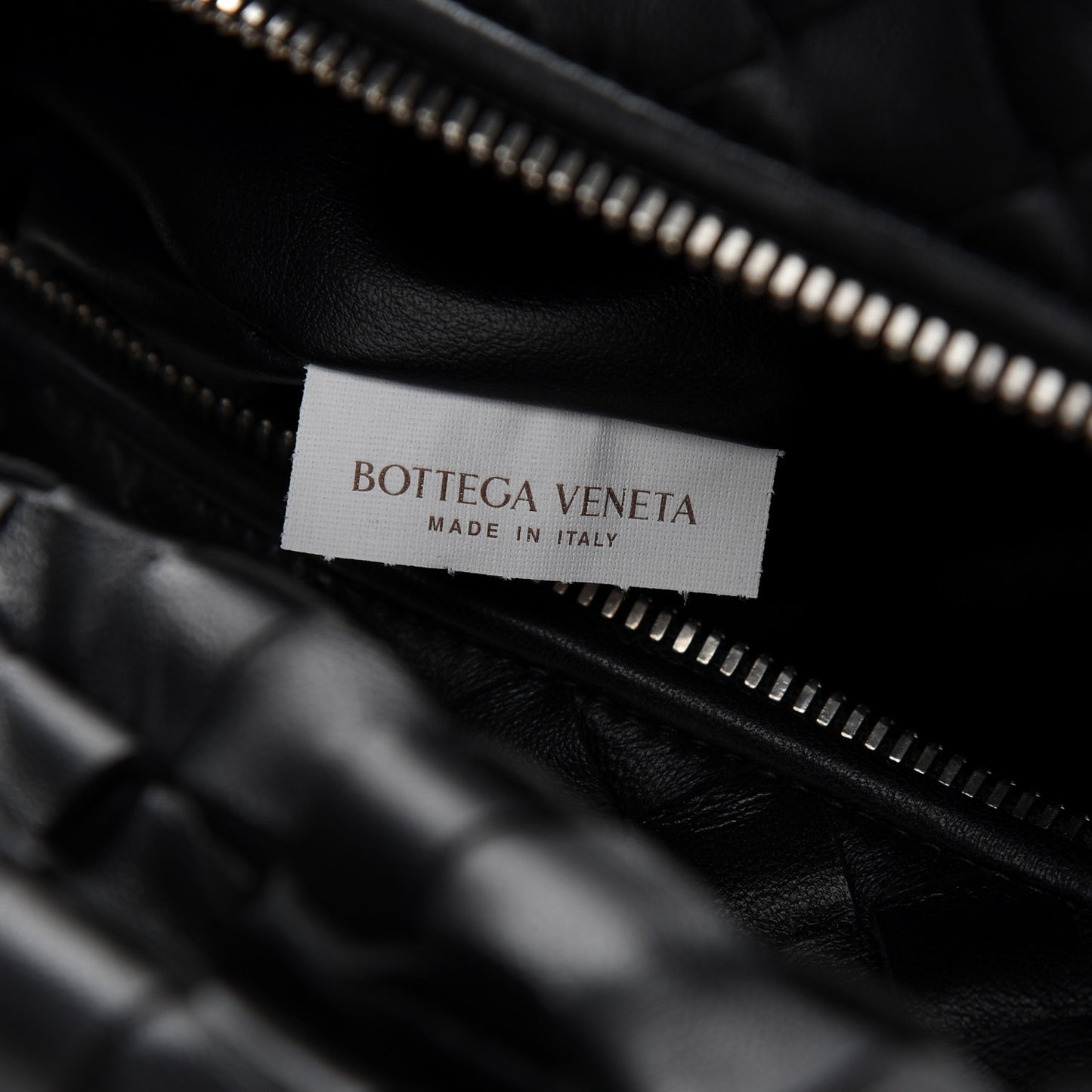 Nappa Intrecciato Teen Jodie Hobo Black