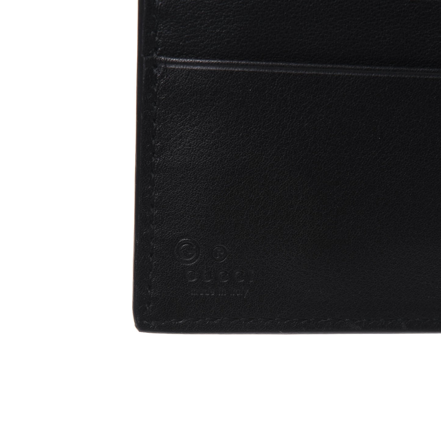 Microguccissima Passport Case Black