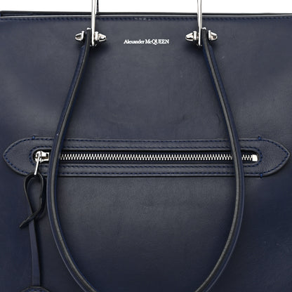 Alexander McQueen Calfskin The Tall Story Shoulder Bag Blue 9 of 12