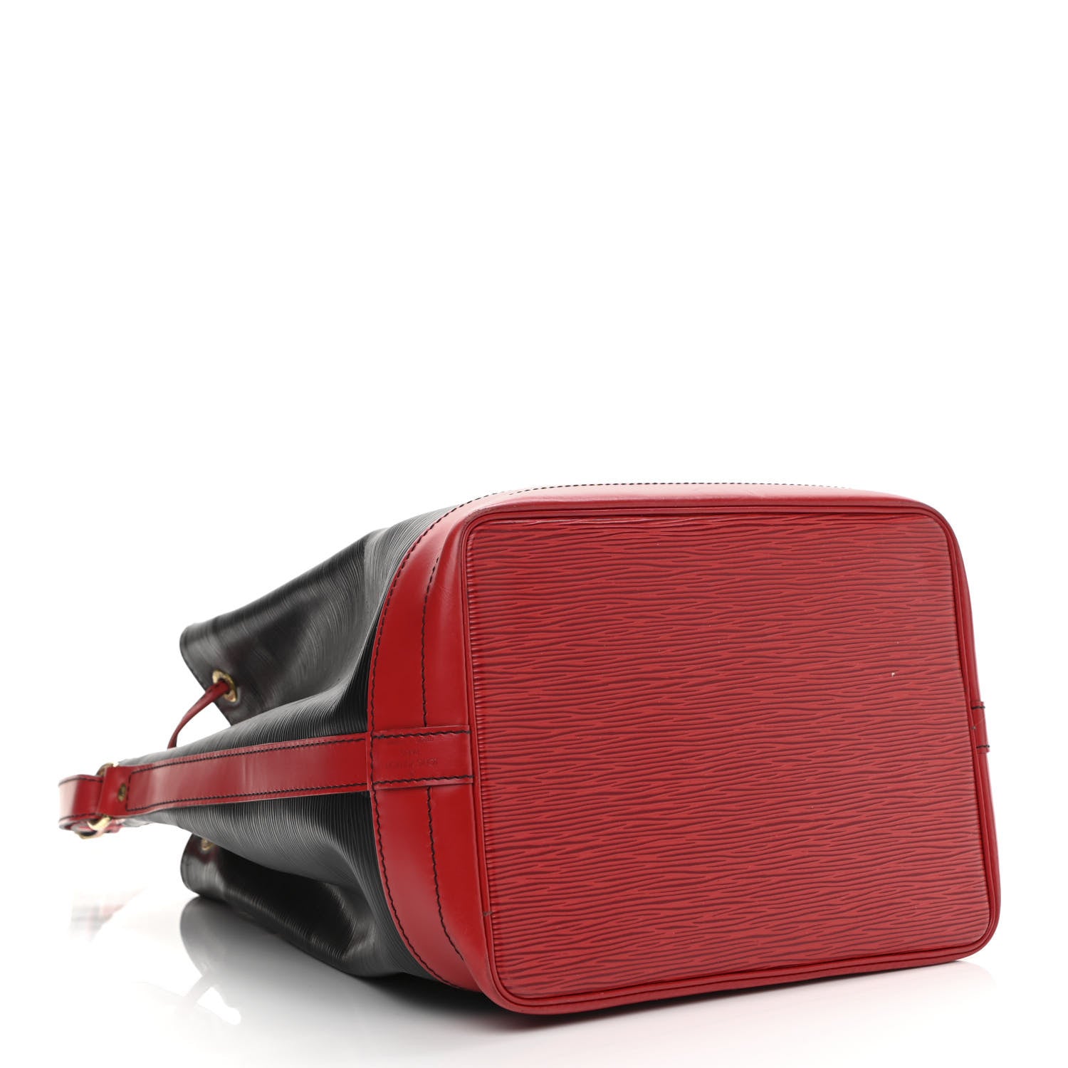 Louis Vuitton Epi Bi-Color Noe Castillan Red Black 4 of 10
