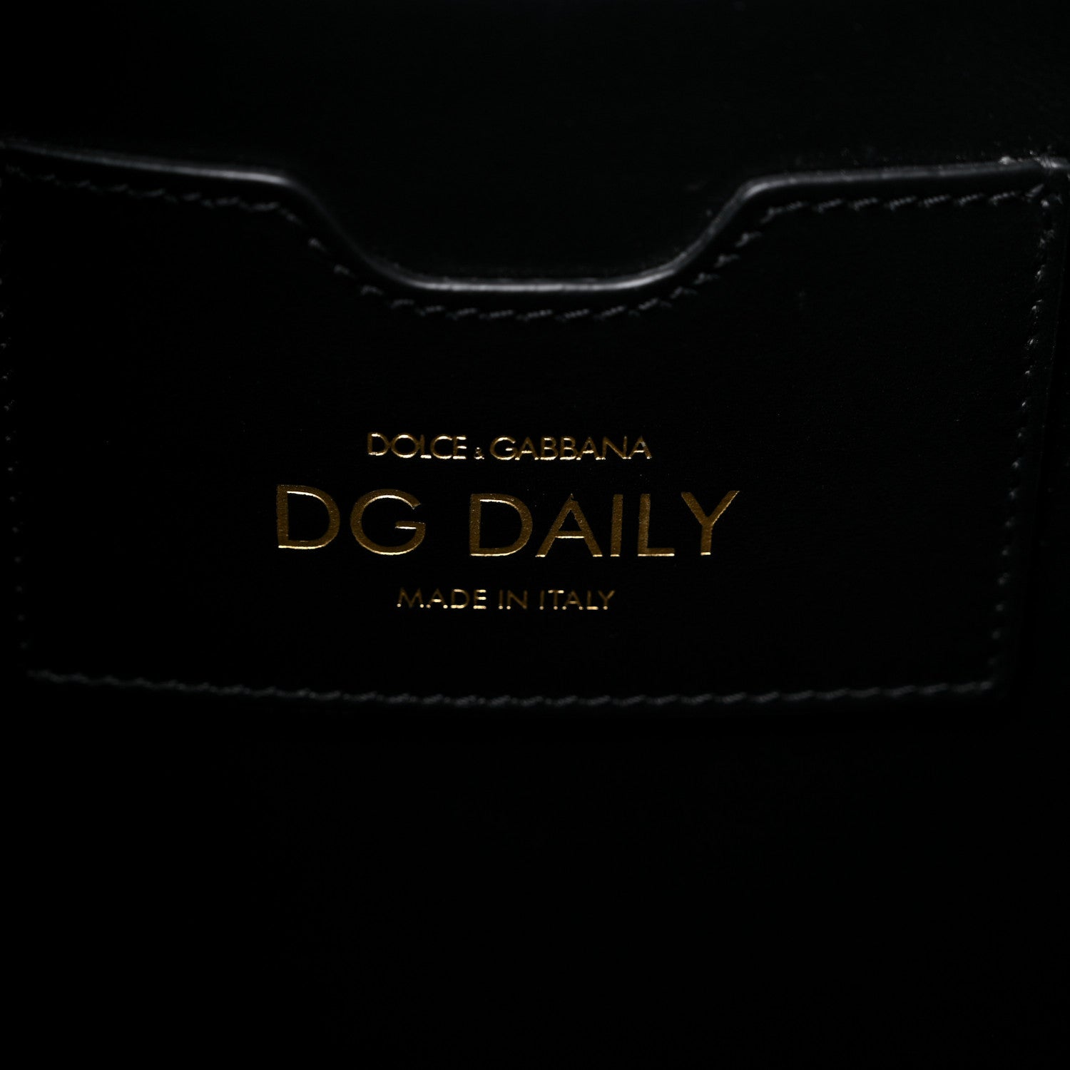 Dolce & Gabbana Calfskin Medium DG Daily Shopper Tote Black 6 of 11