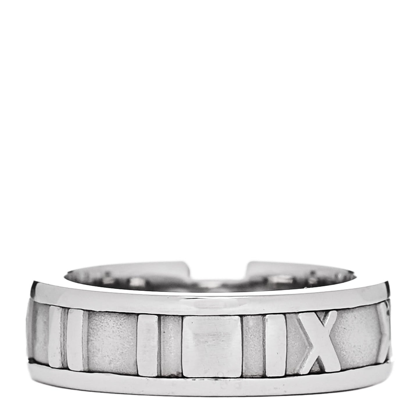 18k White Gold Diamond Atlas Ring 46 3.75