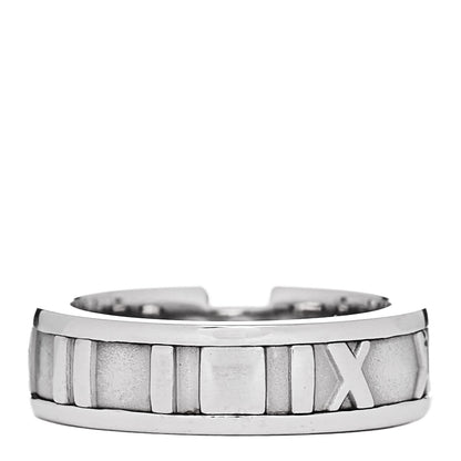 Tiffany 18k White Gold Diamond Atlas Ring 46 3.75 3 of 4