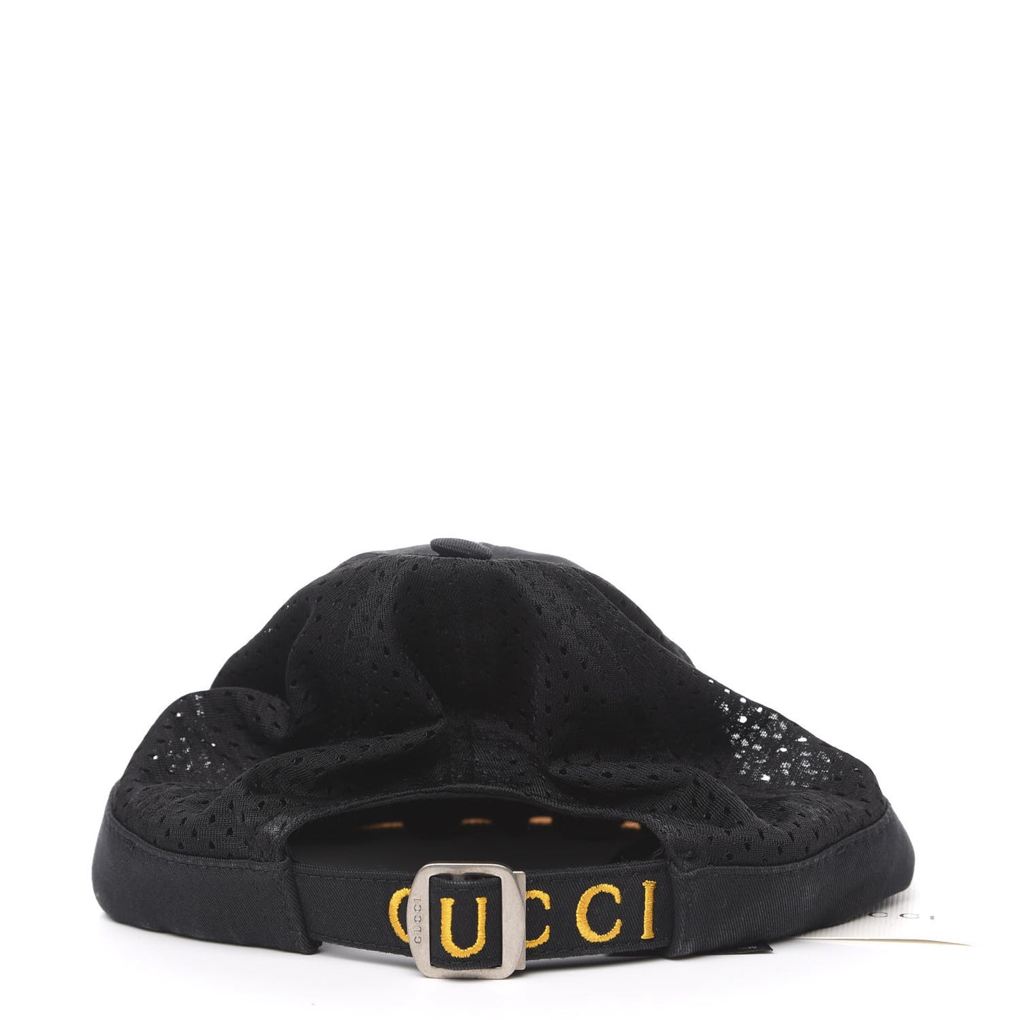 Cotton Embroidered Bunny Baseball Hat M Black