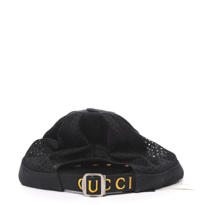 Gucci Cotton Embroidered Bunny Baseball Hat M Black 3 of 8