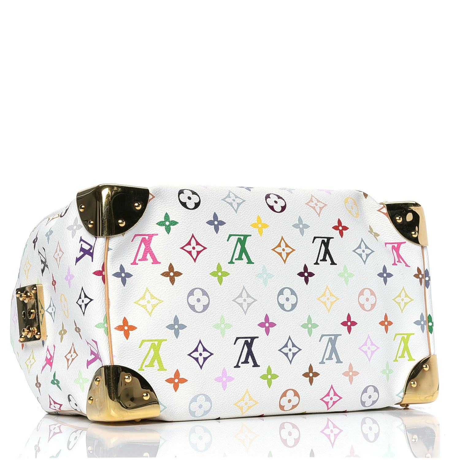 Louis Vuitton Monogram Multicolor Speedy 30 White 3 of 6