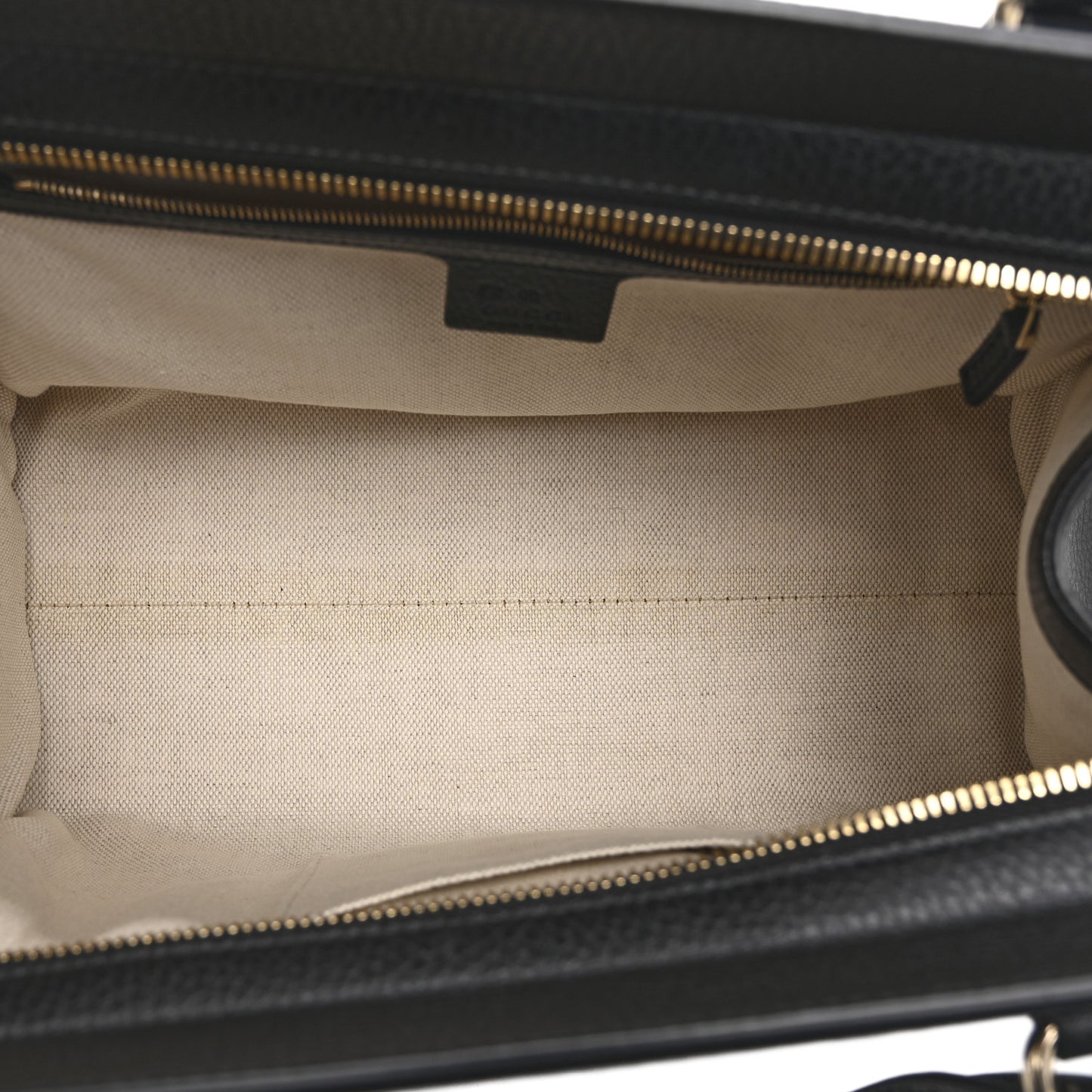 Dollar Calfskin Large Soho Top Handle Satchel Black