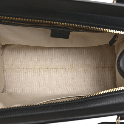 Gucci Dollar Calfskin Large Soho Top Handle Satchel Black 5 of 12