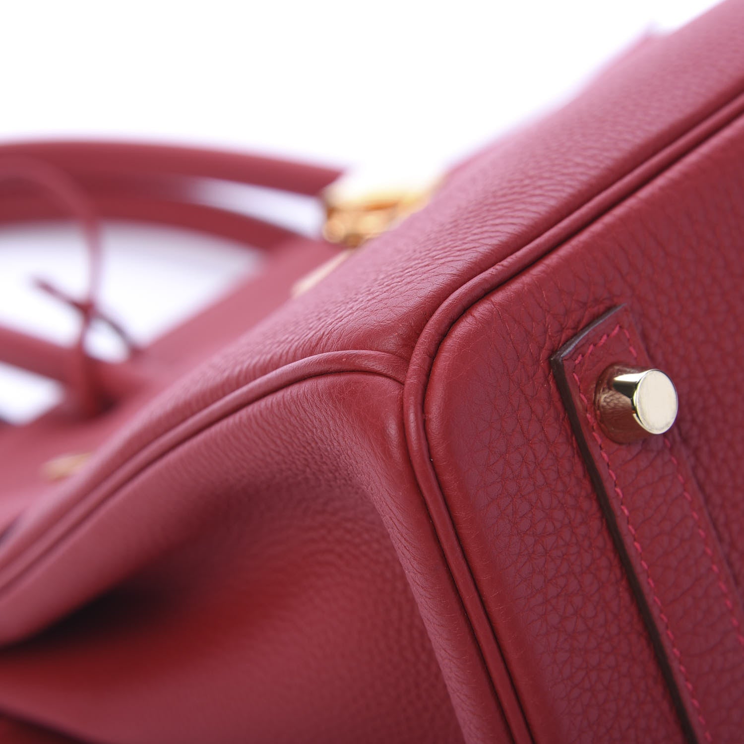 Hermes Taurillon Maurice Birkin 30 Rouge Vif 7 of 12