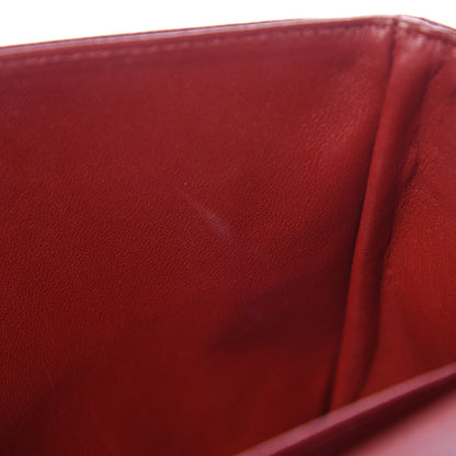 Chanel Caviar Quilted Jumbo Double Flap Burgundy 9 of 10