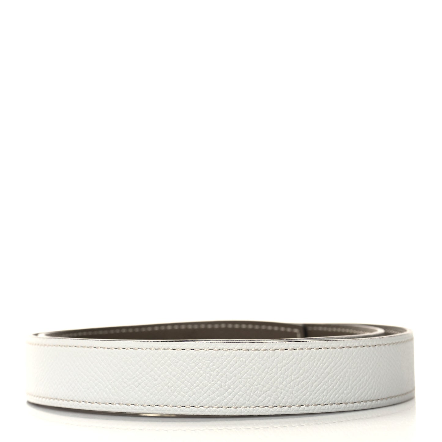 Epsom 24mm Belt Strap 75 30 White Etoupe