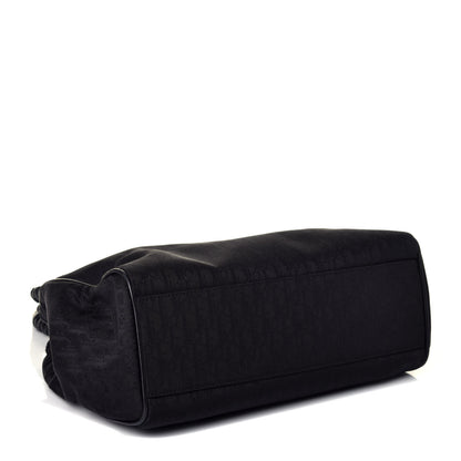 Christian Dior Nylon Monogram Small Lovely Tote Black 4 of 9