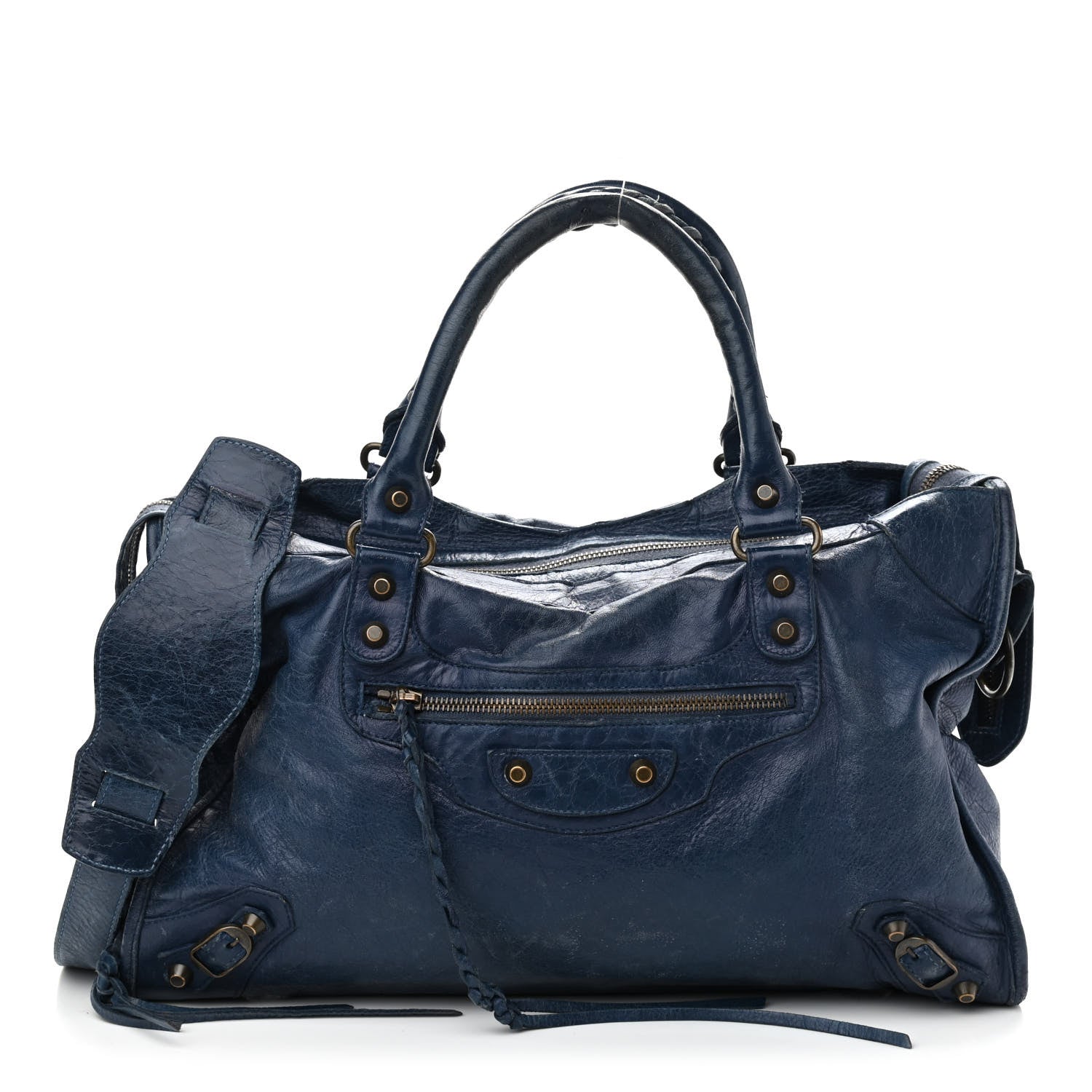 Balenciaga Agneau Classic Hardware City Bleu Obscur 1 of 17