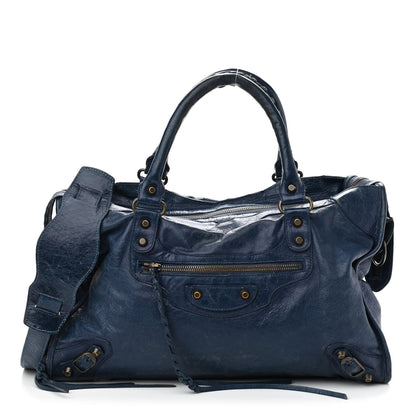 Balenciaga Agneau Classic Hardware City Bleu Obscur 1 of 17