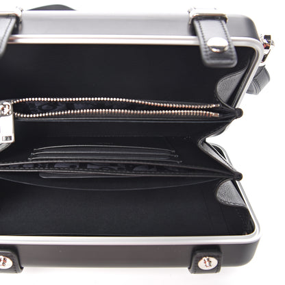 Christian Dior X RIMOWA Aluminum Personal Clutch On Strap Black 4 of 9