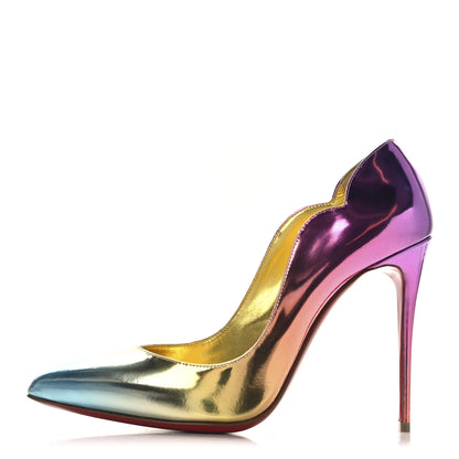 Christian Louboutin Specchio Boreal Hot Chick 100 Pumps 39.5 Multicolor Gold 1 of 8