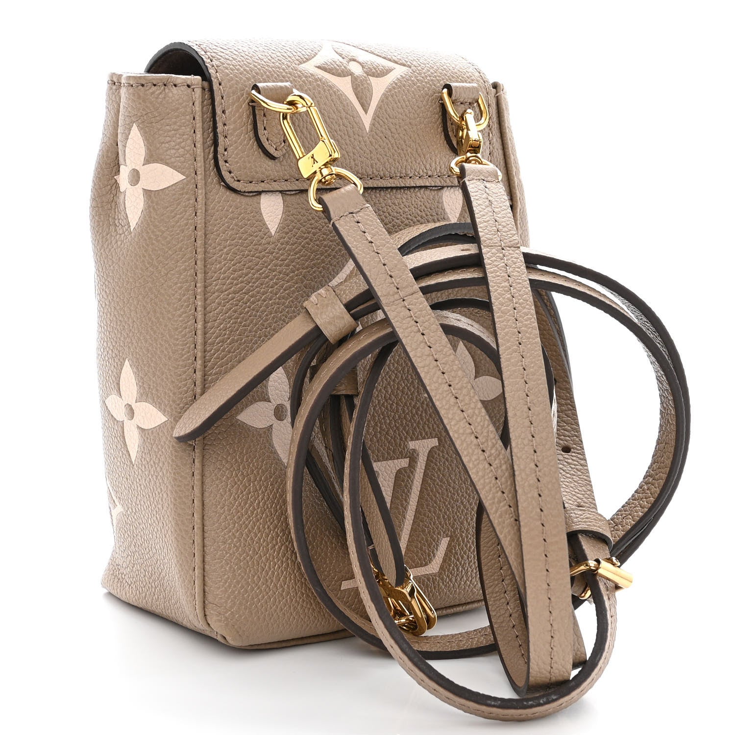Louis Vuitton Empreinte Monogram Giant Tiny Backpack Tourterelle Cream 3 of 10