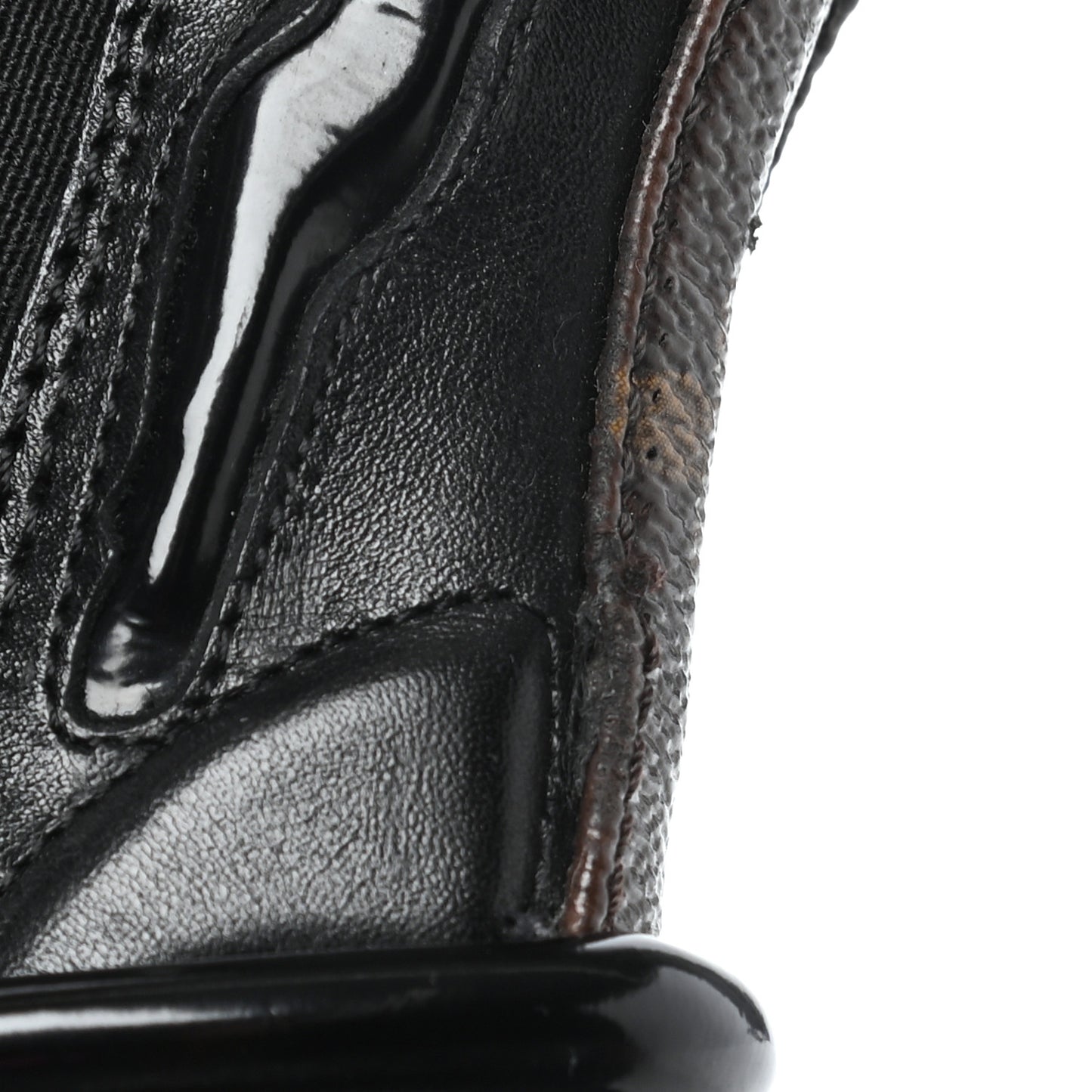 Patent Calfskin Monogram Fireball Ankle Boots 39 Black