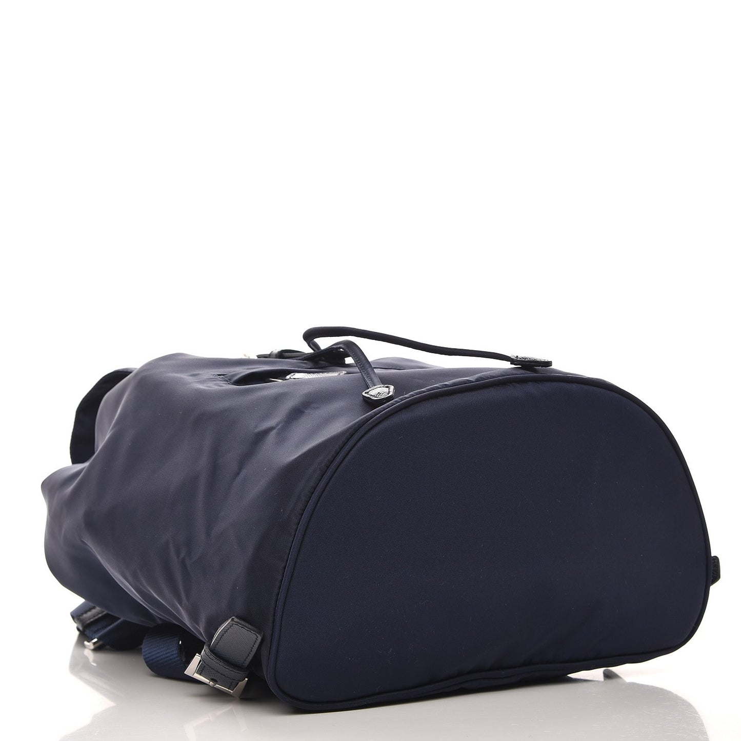 Nylon Vela Saffiano Medium Cinch Backpack Baltico
