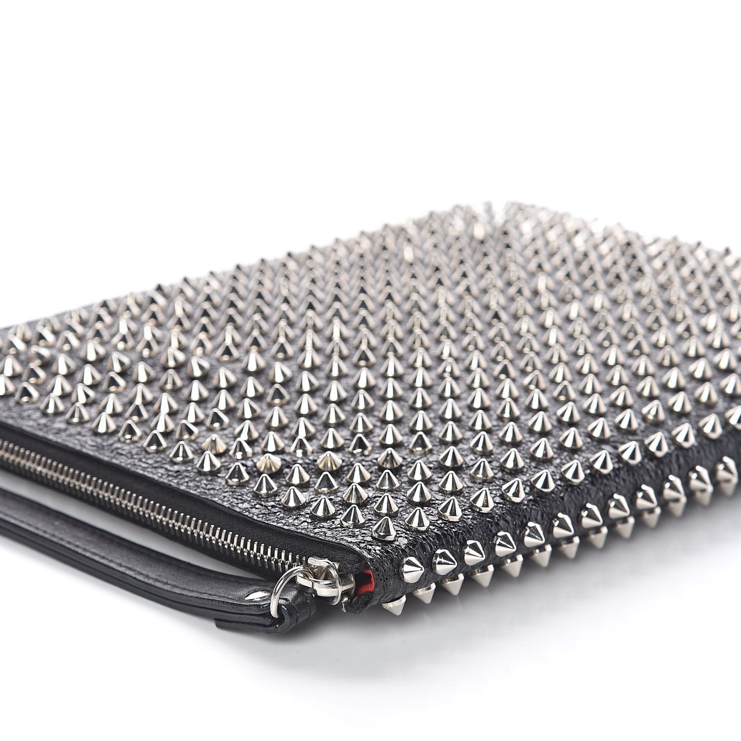 Metallic Calfskin Spiked IPad Case Black