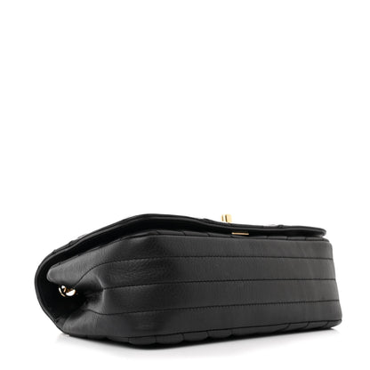 Chanel Calfskin Chevron Quilted Mini Statement Flap Black 4 of 11