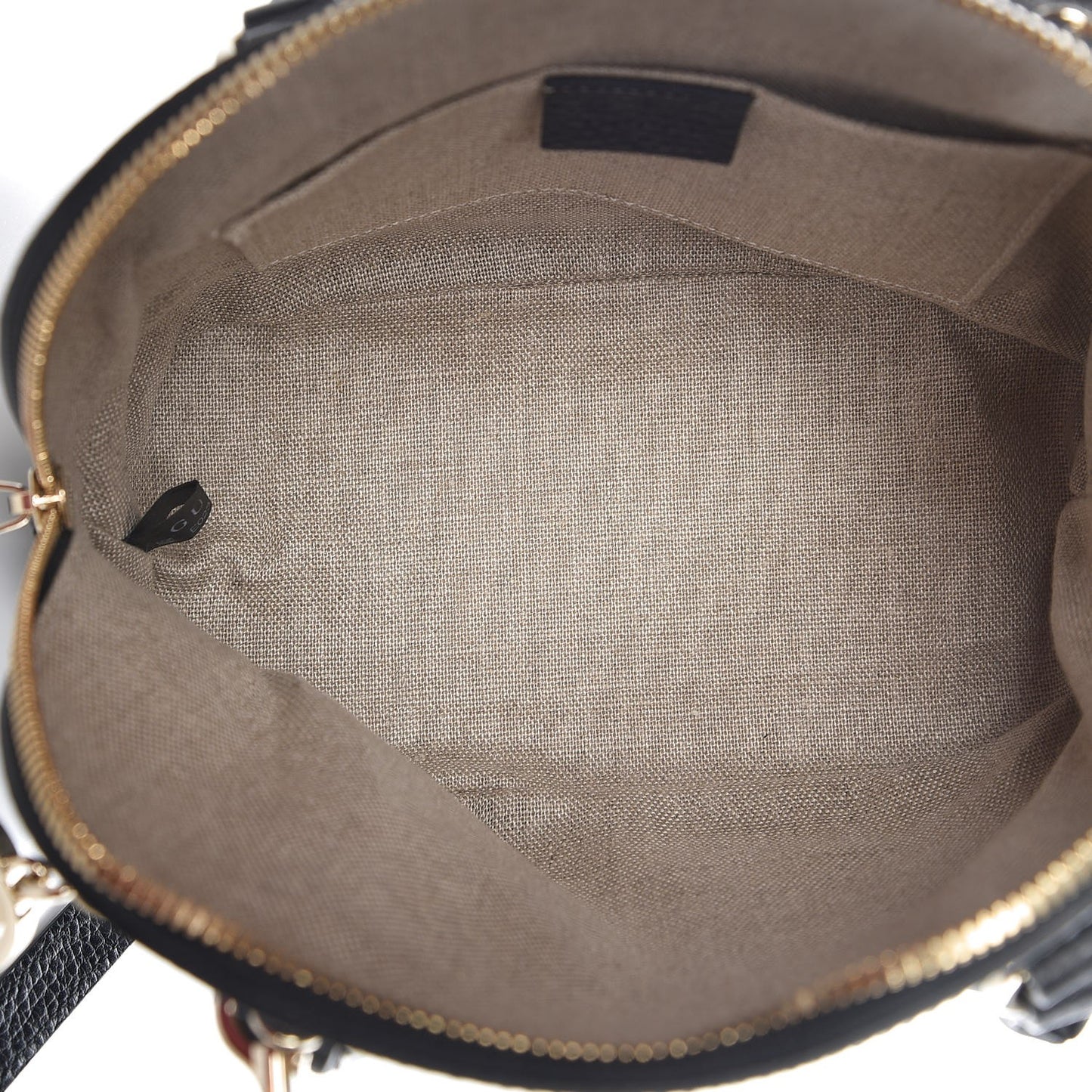 Dollar Calfskin Small GG Charm Dome Bag Black
