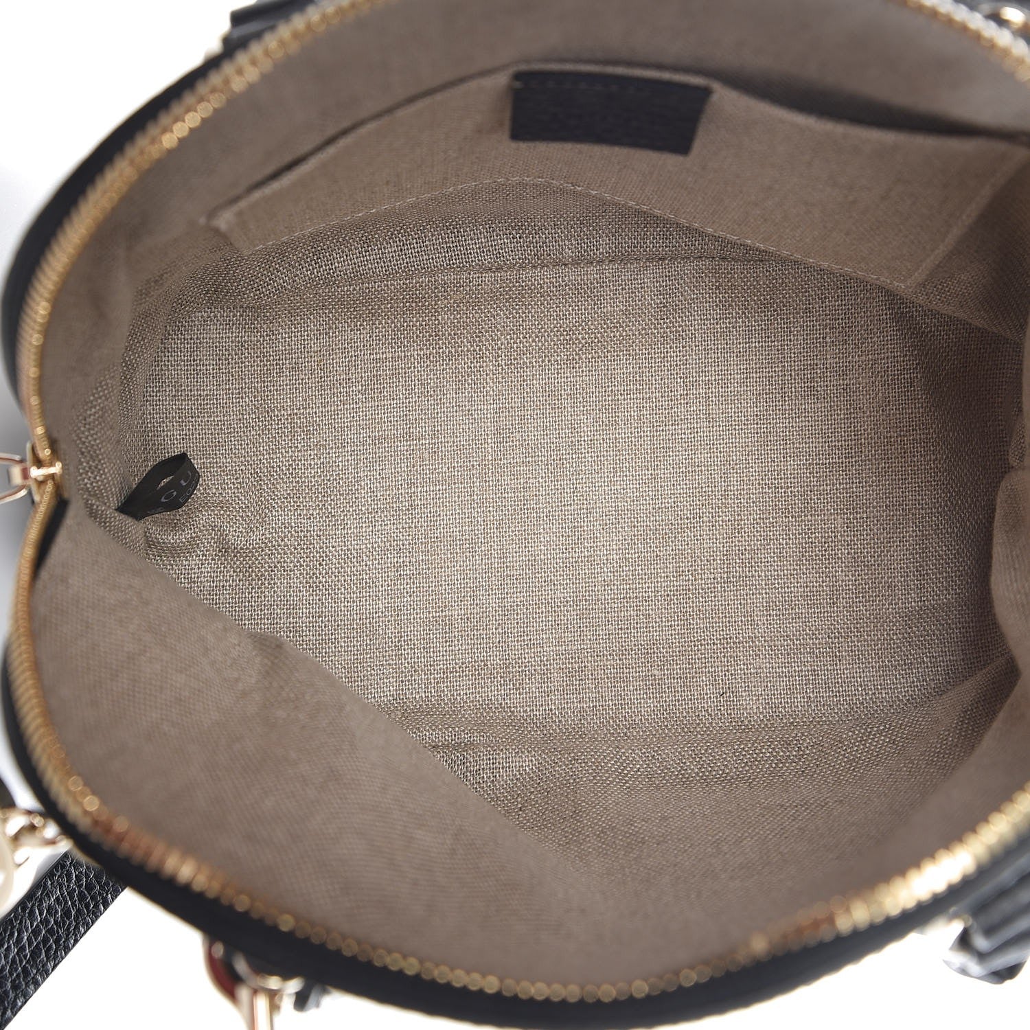 Gucci Dollar Calfskin Small GG Charm Dome Bag Black 5 of 7