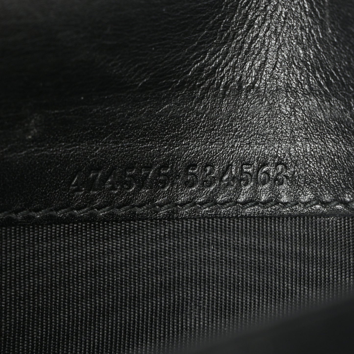 Calfskin Matelasse GG Marmont Chain Wallet Black