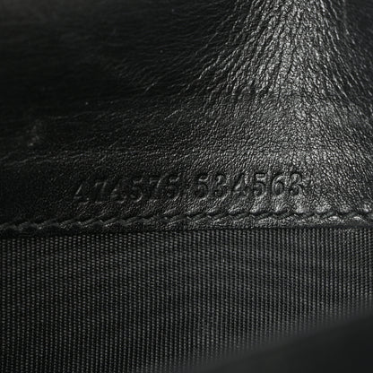 Gucci Calfskin Matelasse GG Marmont Chain Wallet Black 7 of 12
