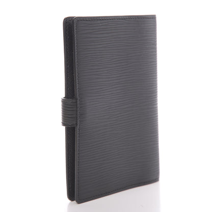 Louis Vuitton Epi Small Ring Agenda Cover Black 3 of 6