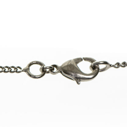 Chanel Crystal Serpent Snake Necklace Silver 5 of 5