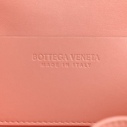 Bottega Veneta Lambskin Small Beak Triangle Flap Shoulder Bag Peachy Silver 6 of 10