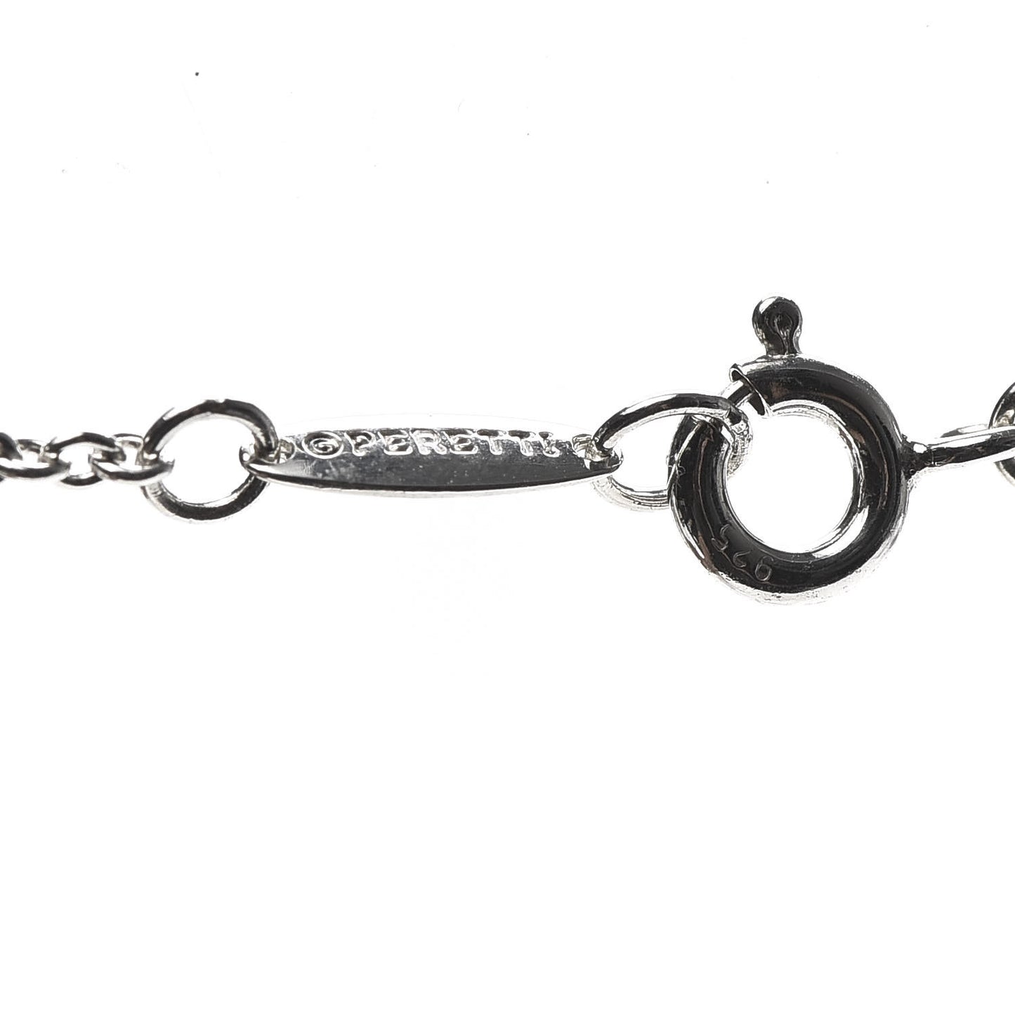Sterling Silver Small Elsa Peretti Bottle Pendant Necklace